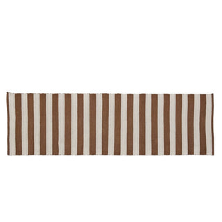 Strivie carpet runner 240x70 cm. striped brown