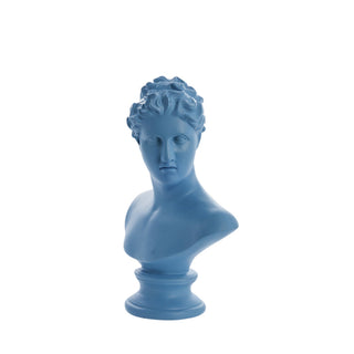 Statia bust H30.5 cm. blue