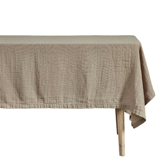 Angela tablecloth sand 220x140