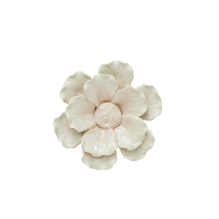 Floria wall decoration off-white Ø13.3 cm