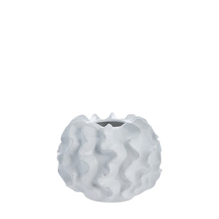 Sannia vase H20.5 cm. white