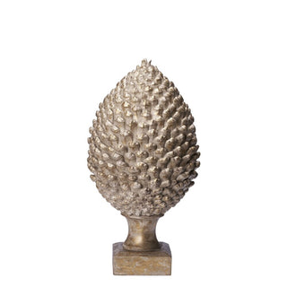 Serafina cone H42 cm. antique light gold