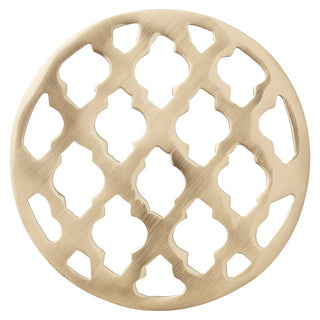 Briana place mat light gold Ø17 cm.