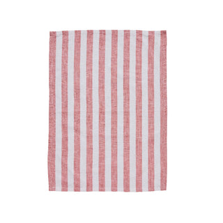 Olivia tea towel 70x50 cm. red striped