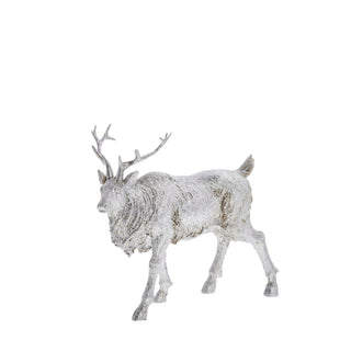 Sessia deer H20 cm. silver