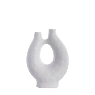 Ayla vase H30 cm. white