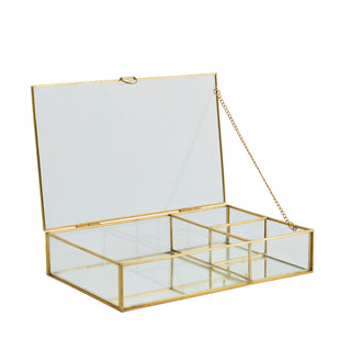 Laura storage box gold 25x16.5 H5.3