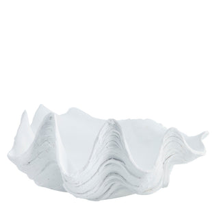 Shella decorative bowl W39 cm. white