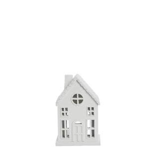 Seholia decorative house 17 cm white