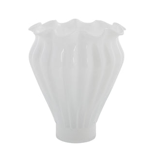 Verinne vase hvid glas H28,5 cm