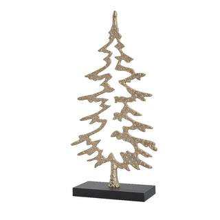 Lavola Christmas tree figure 48.5 cm light gold