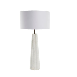 Sophie table lamp 66x33 cm. white marble