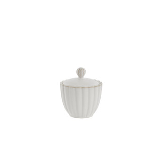 Camille sugar bowl 10x10 cm. off white