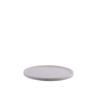 Ellia marble dish Ø25 cm. white