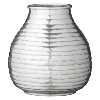 Liana decorative vase silver Ø15 cm.