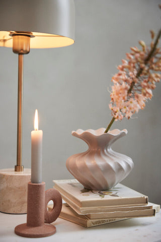 Sofillia bordlampe H53 cm. ekte marm