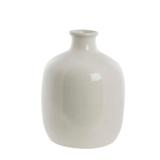 Vasilia vase in stoneware 39.5cm. off white