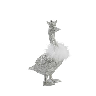 Segilla Christmas goose 26.5 cm antique silver