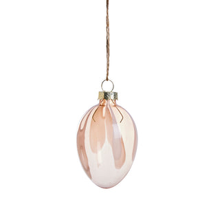 Feven Easter pendant glass H7 cm light pink