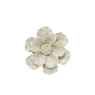 Floria wall decoration off-white Ø13.3 cm