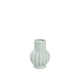 Dehmira mini vase ceramic H7.2 cm dusty green