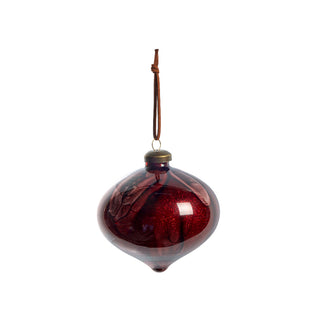 Nosille Christmas ball 8 cm red