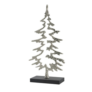 Lavola Christmas tree figure 48.5 cm silver