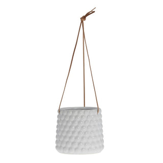 Dotsie hanging pot Ø18cm white