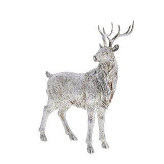 Sessia deer H34 cm. silver