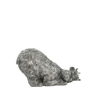 Sebina polar bear 11.5 cm antique silver