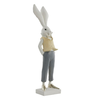 Sevia Easter Bunny Figure Man yellow 35 cm.