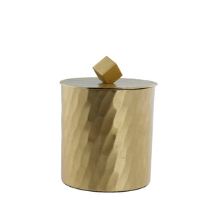 Ellivia jar 17.5x12 cm. light gold