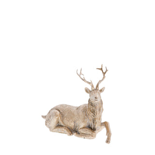 Sessia deer H17 cm. light gold