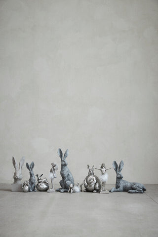 Semina Easter Bunny Figure gray 32.5 cm.