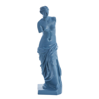 Statia sculpture H46.2 cm. blue