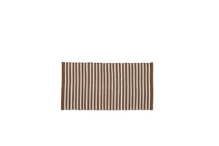 Strivie carpet 140x70 cm striped golden brown