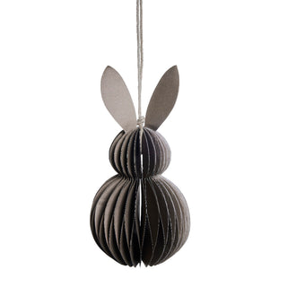 Parillia Easter bunny hanging paper H12 cm dark brown