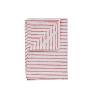 Olivia tea towel 70x50 cm. red striped