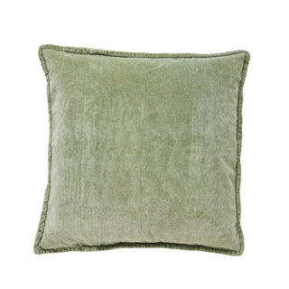 Massia pillow cotton dusty green 50x50 cm