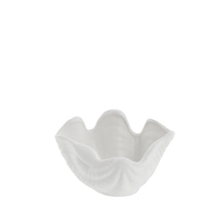 Sheline clam bowl 17x13 cm. white