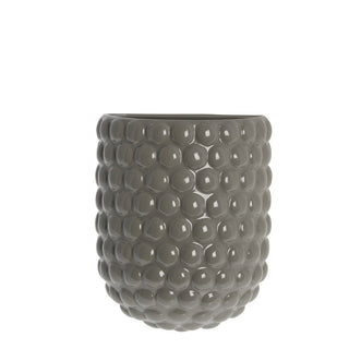 Dotsie wall-hung wall pot H20 cm. grey