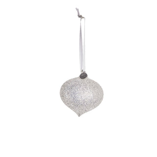 Glitteria ball H10 cm. silver