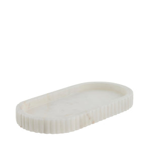 Eliana tray 25x12.5 cm. white marble