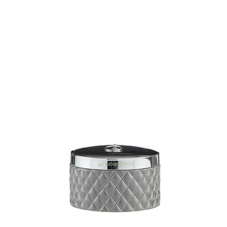 Portia jar H9 cm. grey