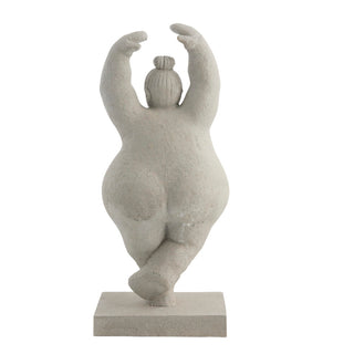 Serafina female figure H28 cm. grey