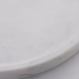 Ellia marble dish Ø40 cm. white