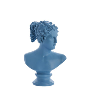 Statia bust H30.5 cm. blue