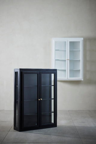 Ellenia wall cabinet H110xW20xL80 cm. black