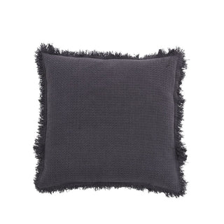 Violet pillow 50x50 cm. dark grey