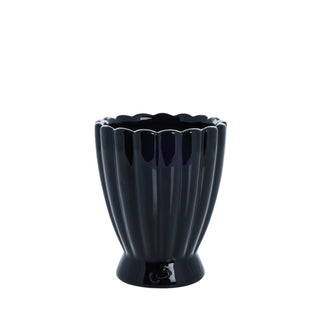 Shenella flower pot cover H15 cm. black